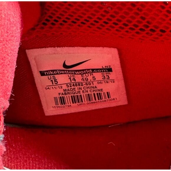 Nike Hyperdunk 2012 TB Gym Red Men\'s Size 15 Basketball Sneaker Shoe 524882-601 main image 6
